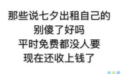 七夕搞笑说说,单身狗的欢乐盛宴