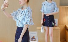 短裙女生夏装,夏日短裙时尚穿搭指南